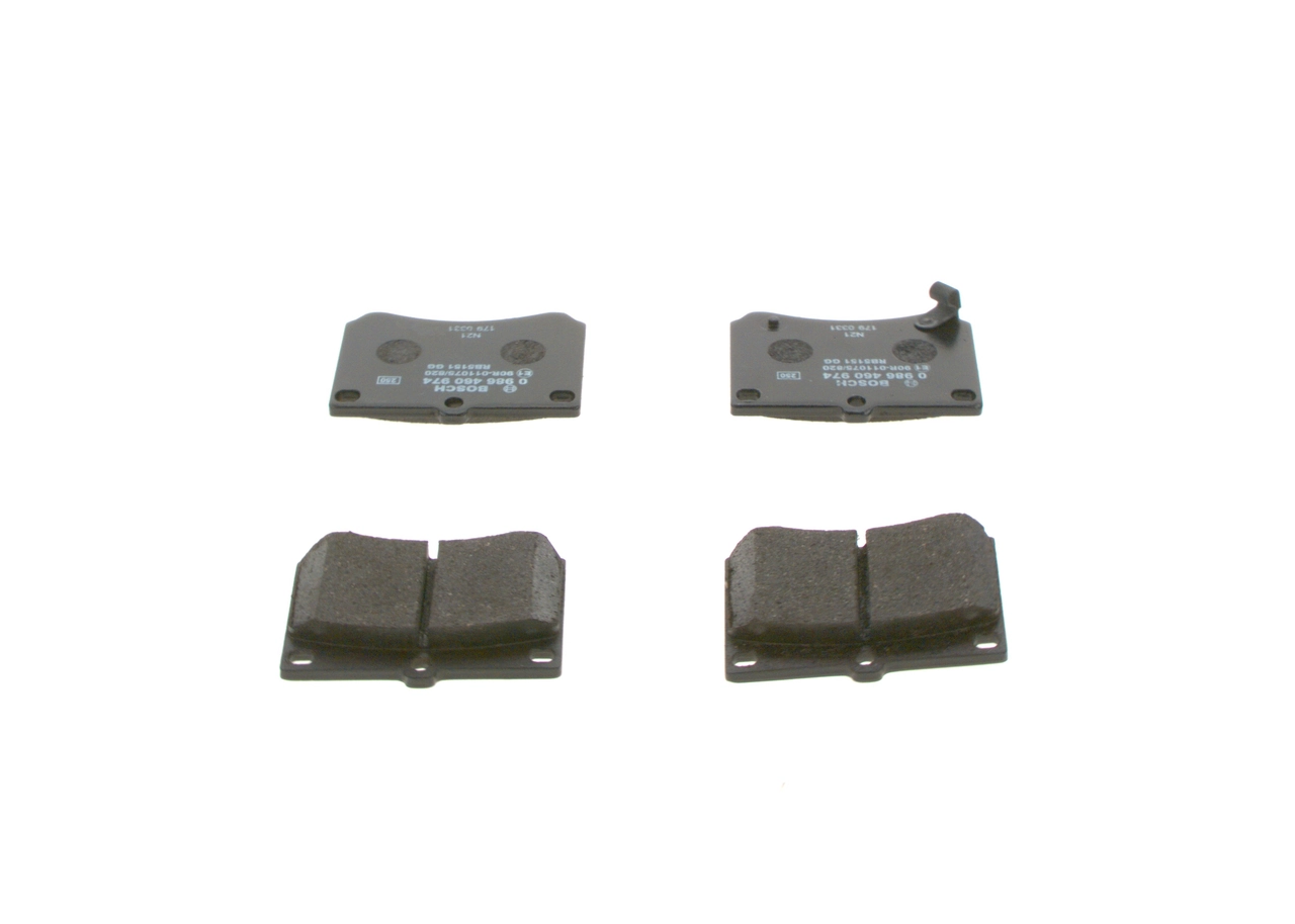Купити 0986460974 Bosch Колодки гальмівні передні, дискові