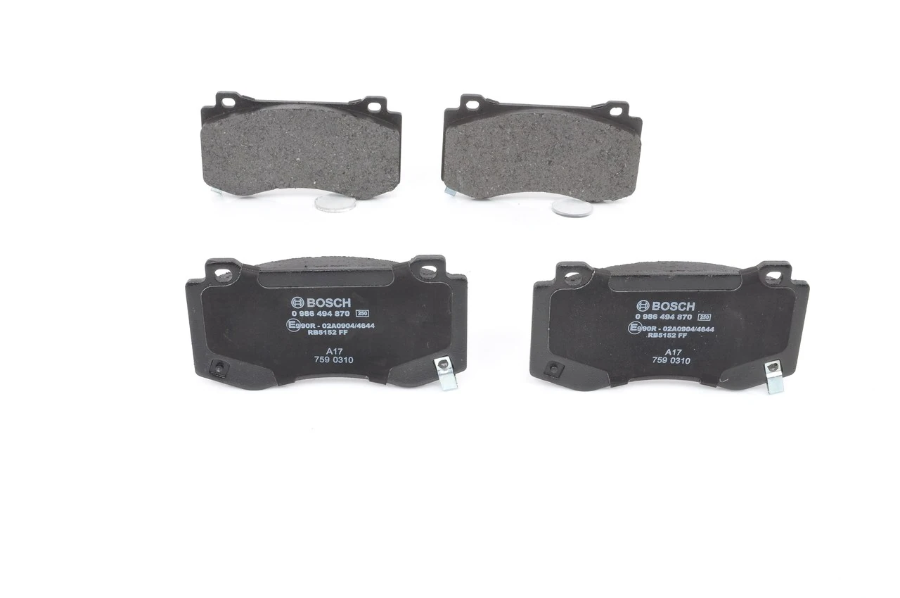 Передні тормозні колодки 0986494870 Bosch