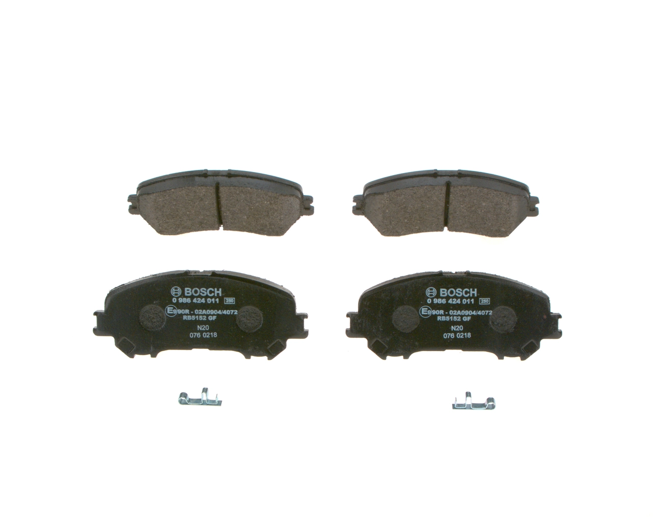 Гальмівні колодки Bosch 0986424011 ціна, від 31.11 USD