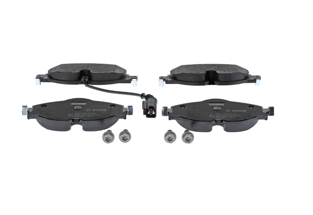 Купити 0986494660 Bosch Колодки гальмівні передні, дискові