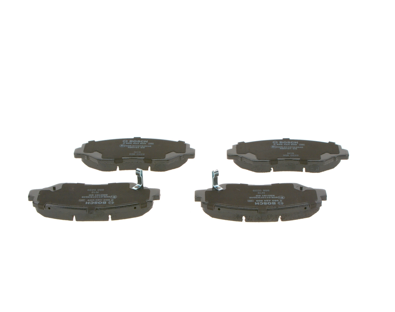 Гальмівні колодки Bosch 0986424809 ціна, від 29.79 USD