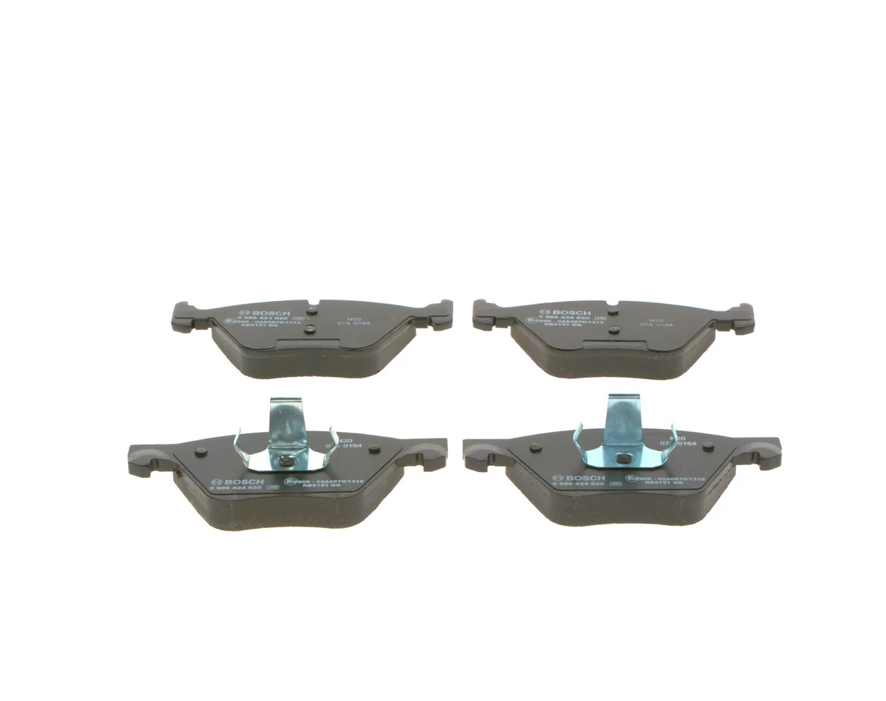 Гальмівні колодки Bosch 0986424620 ціна, від 44.45 USD