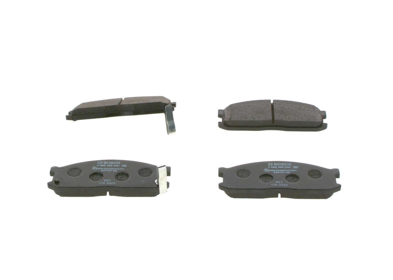 Гальмівні колодки Bosch 0986460020 ціна, від 24.33 USD