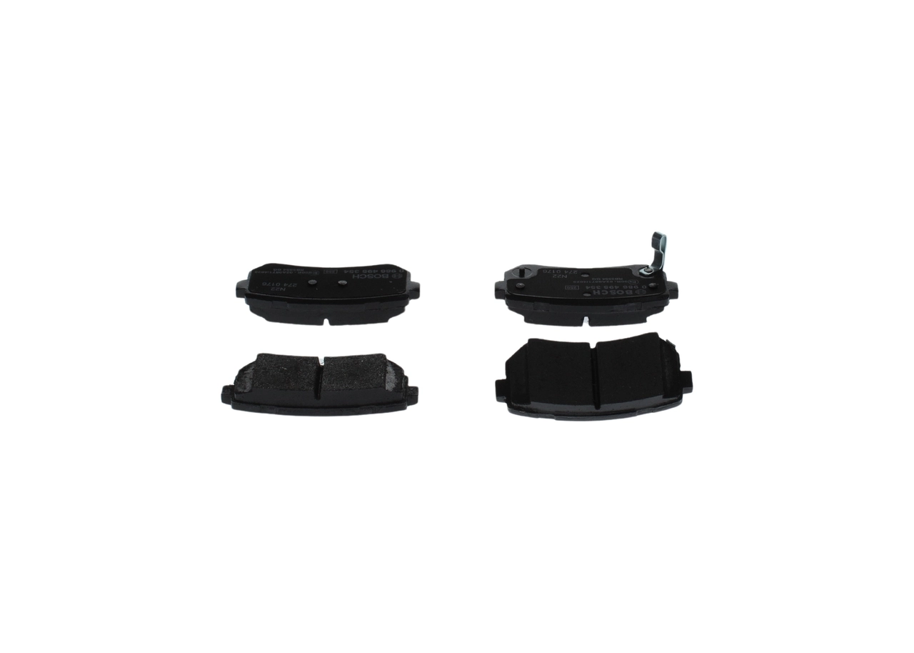 0986495354 Bosch Колодки гальмівні задні, дискові