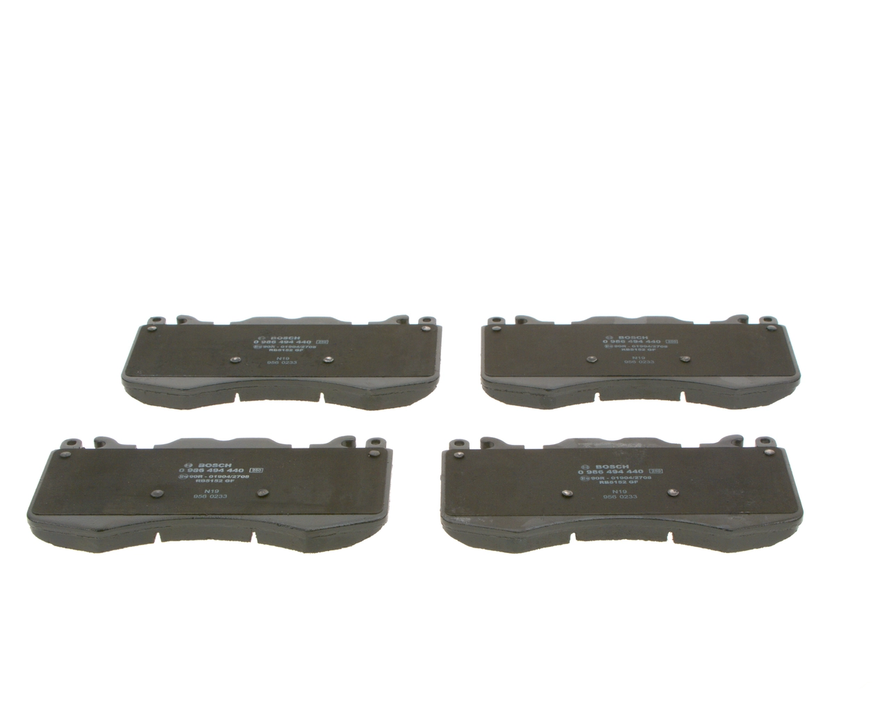 0986494440 Bosch Передні гальмівні колодки