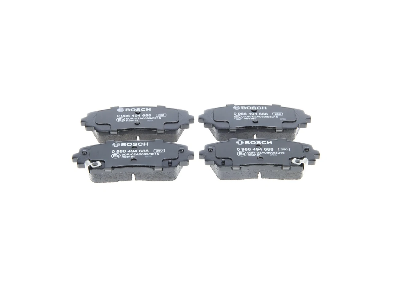 0986494688 Bosch Передні гальмівні колодки