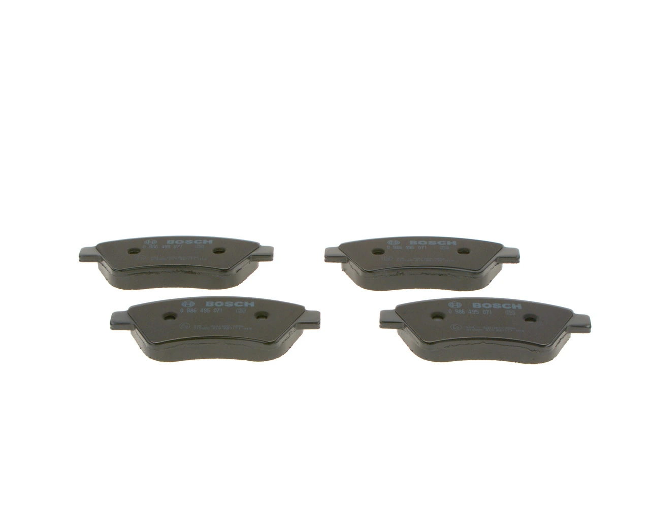 0986495071 Bosch Передні гальмівні колодки