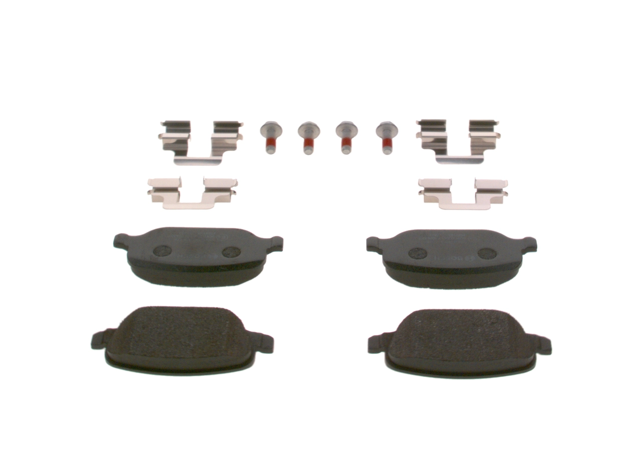 0986424775 Bosch Колодки гальмівні задні, дискові