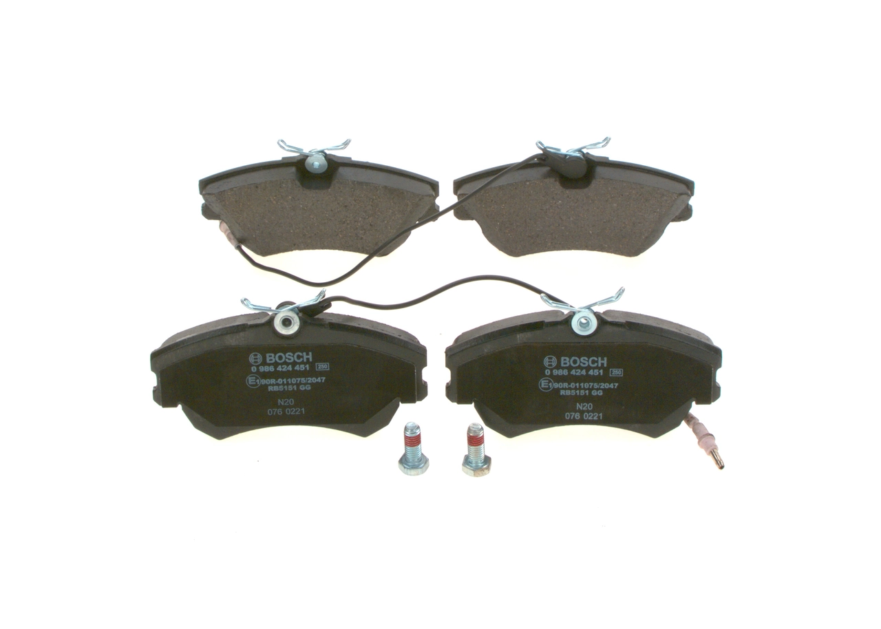 Гальмівні колодки Bosch 0986424451 ціна, від 25.73 USD
