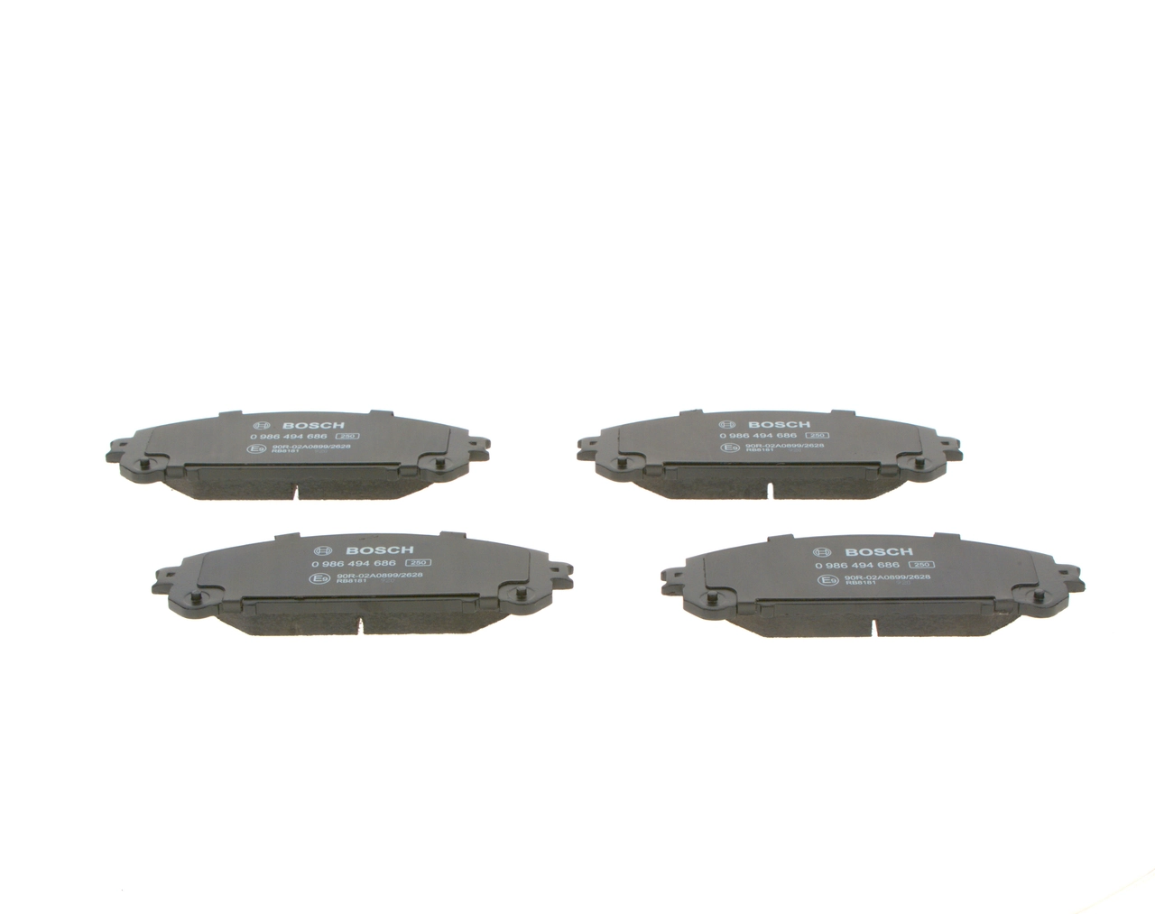 Тормозні колодки Bosch 0986494686