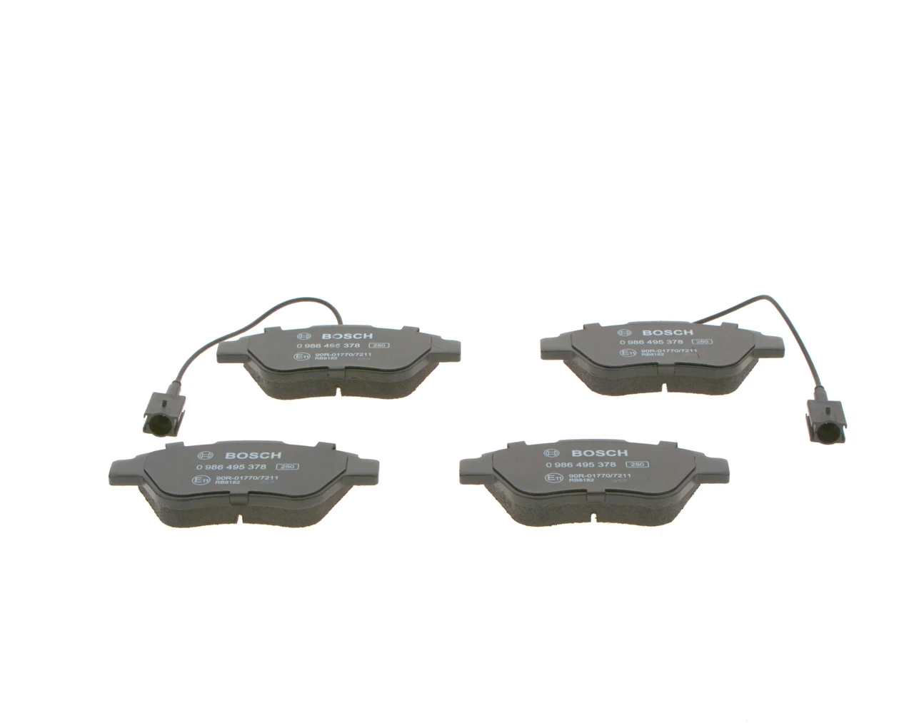 Передні тормозні колодки 0986495378 Bosch