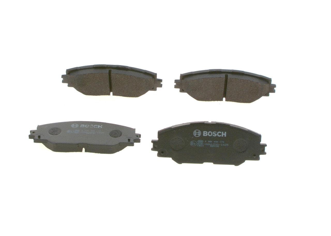 0986494174 Bosch Передні гальмівні колодки