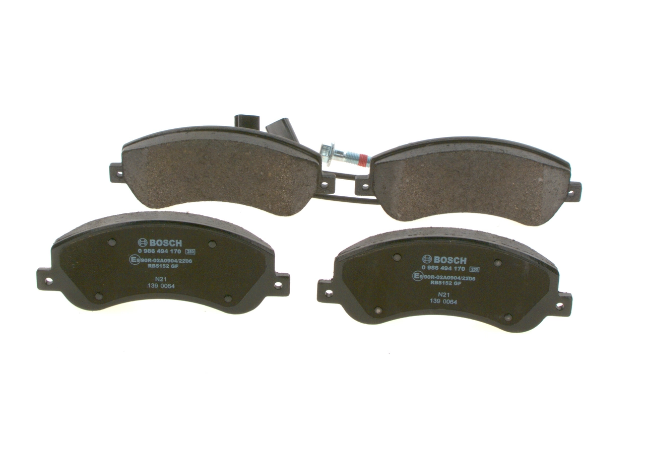 Купити 0986494170 Bosch Колодки гальмівні передні, дискові