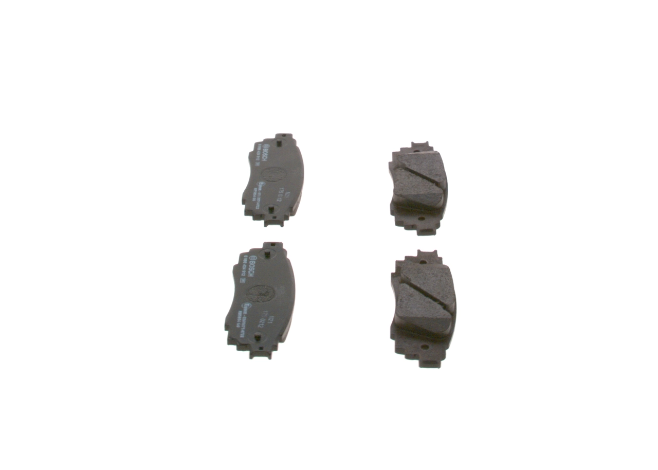 0986424912 Bosch Колодки гальмівні задні, дискові