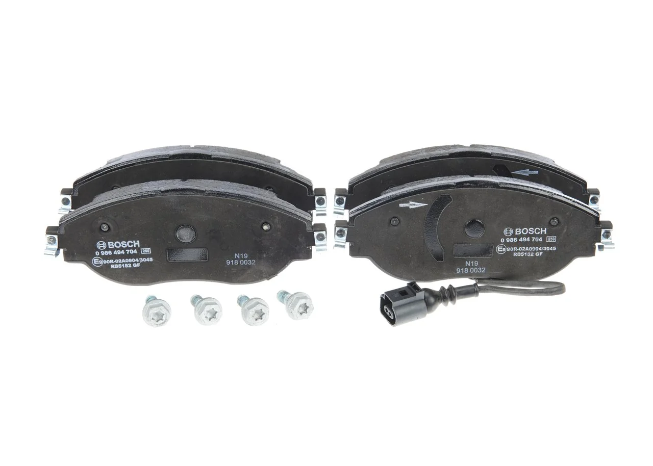 0986494704 Bosch Передні гальмівні колодки