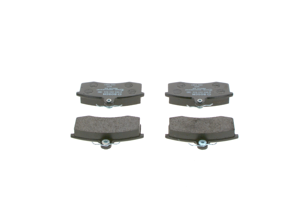 Купити 0986494533 Bosch Колодки гальмівні передні, дискові