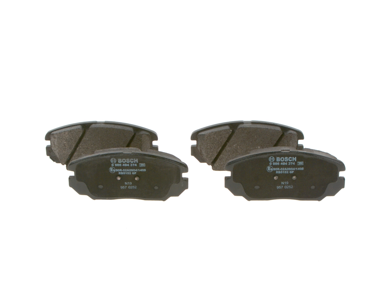 Передні тормозні колодки 0986494374 Bosch