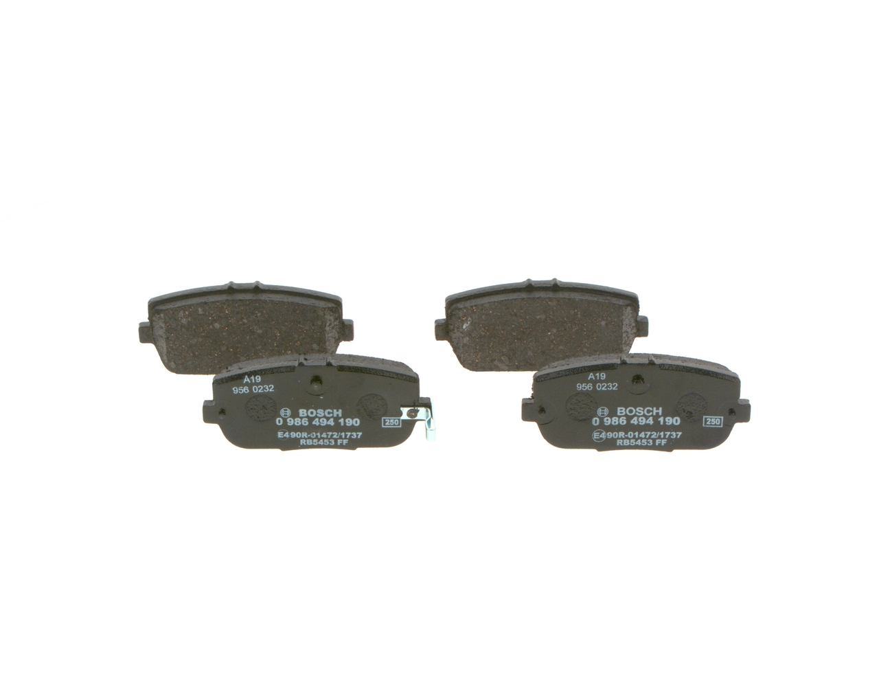 Купити 0986494190 Bosch Задні колодки