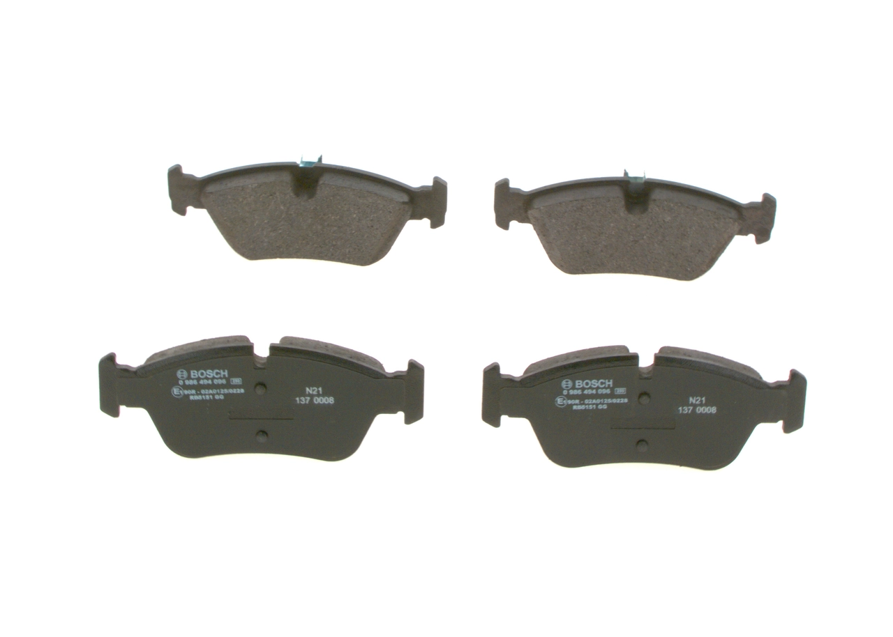 Гальмівні колодки Bosch 0986494096 ціна, від 40.63 USD