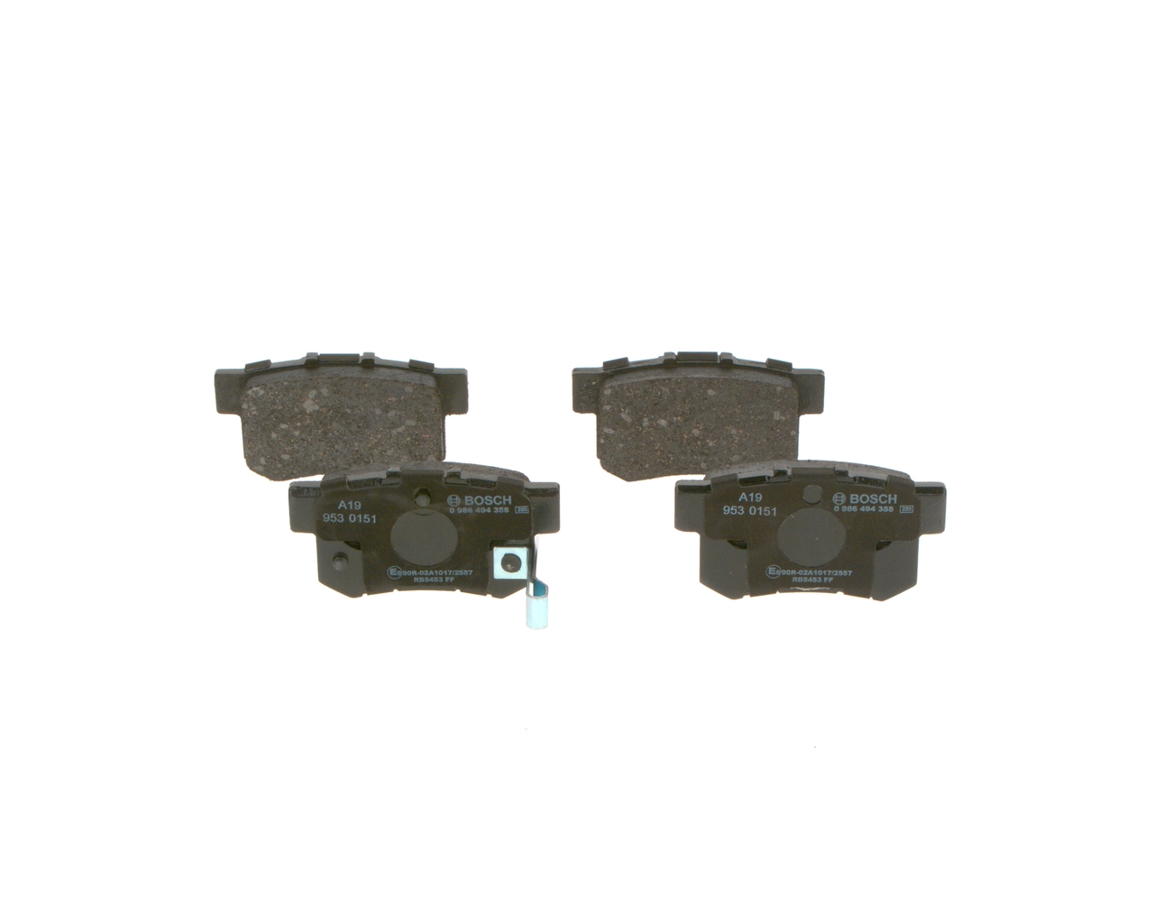 Купити 0986494358 Bosch Задні колодки