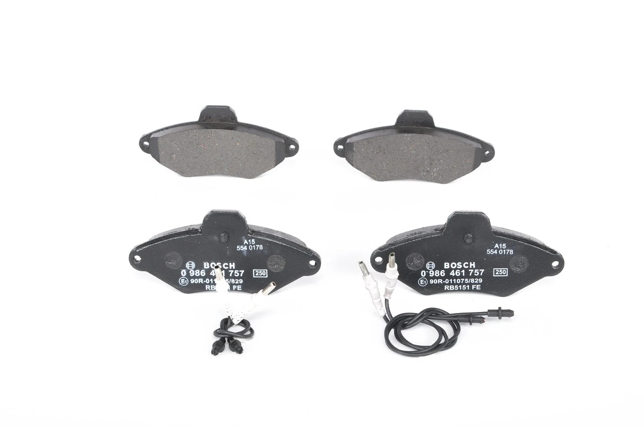 Купити 0986461757 Bosch Колодки гальмівні передні, дискові