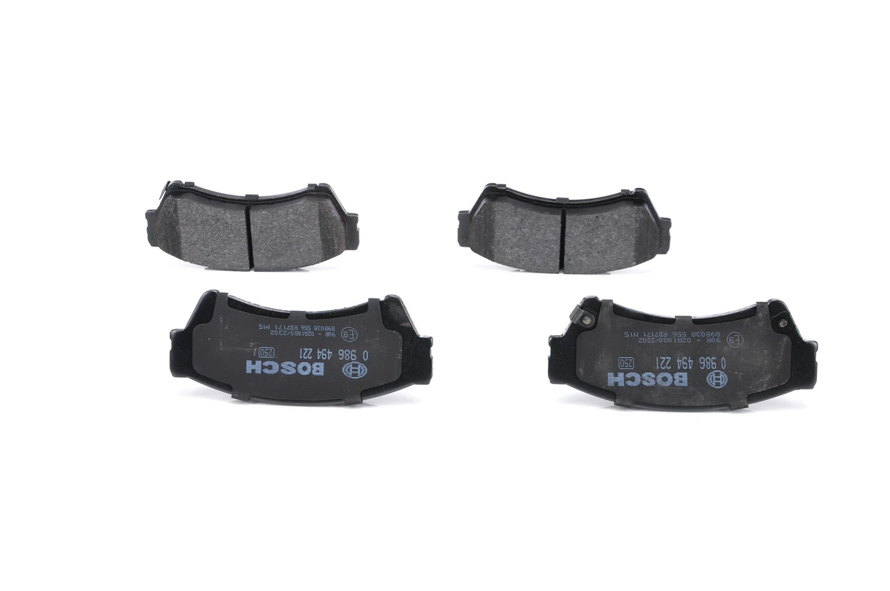 Передні тормозні колодки 0986494221 Bosch