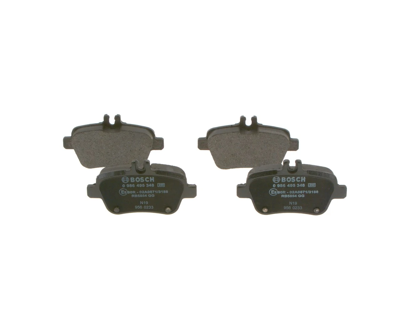 Задні дискові колодки Bosch 0986495348