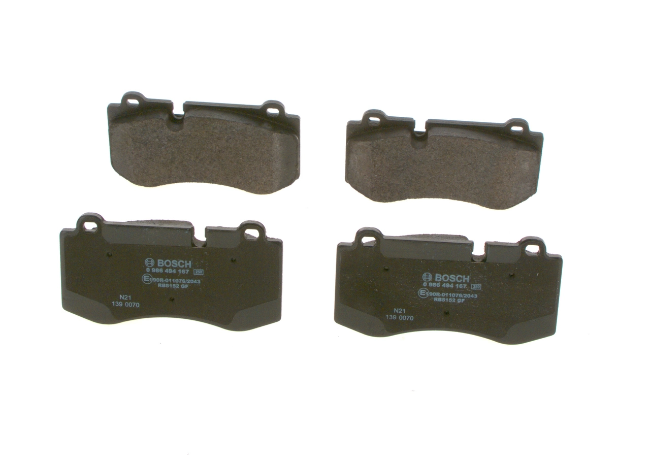 Гальмівні колодки Bosch 0986494167 ціна, від 42.01 USD