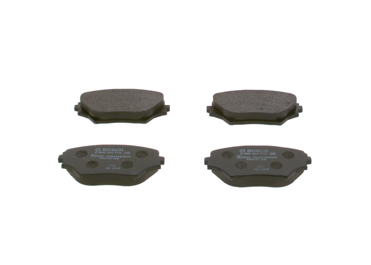 Купити 0986424719 Bosch Колодки гальмівні передні, дискові