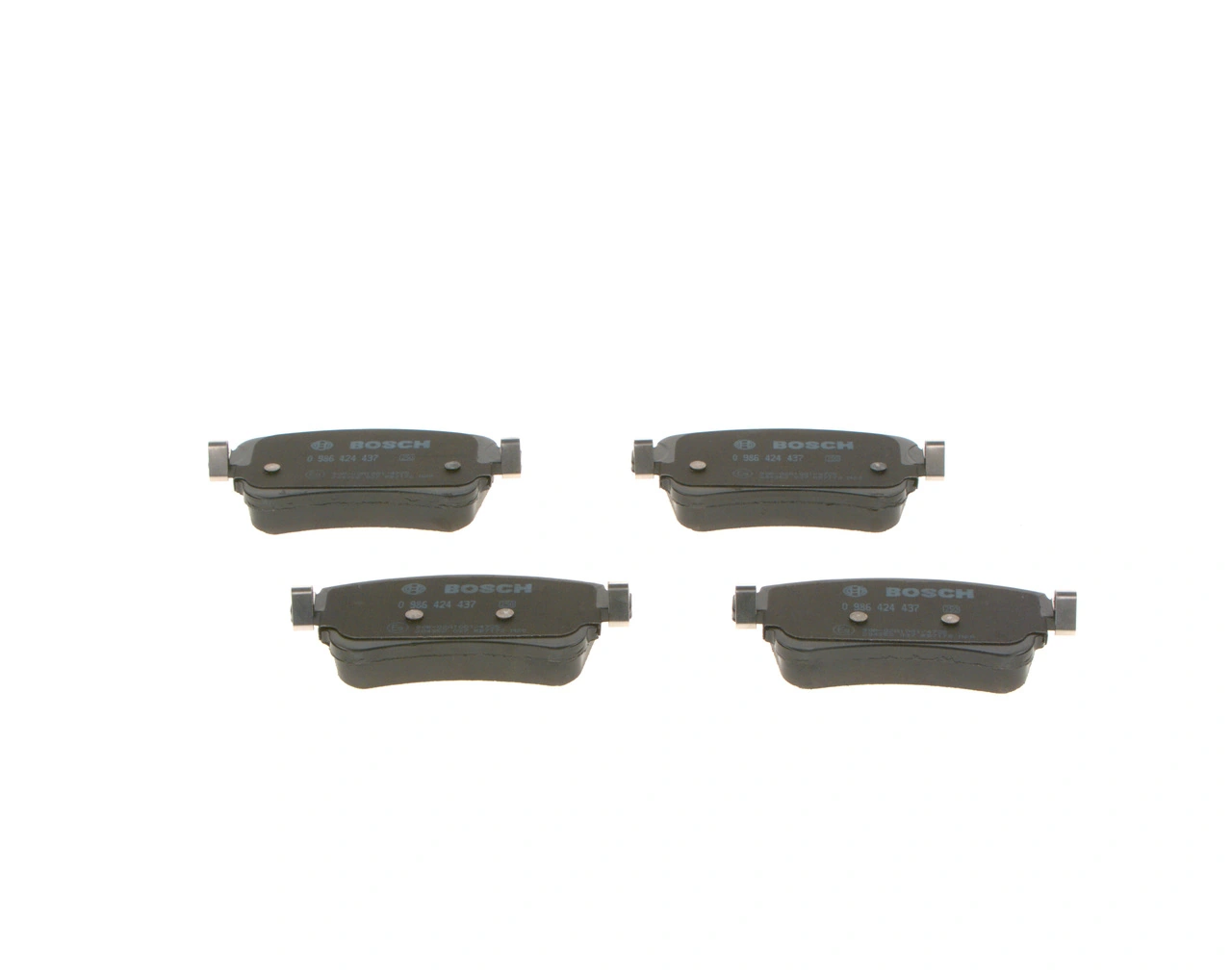 0986424437 Bosch Колодки гальмівні задні, дискові