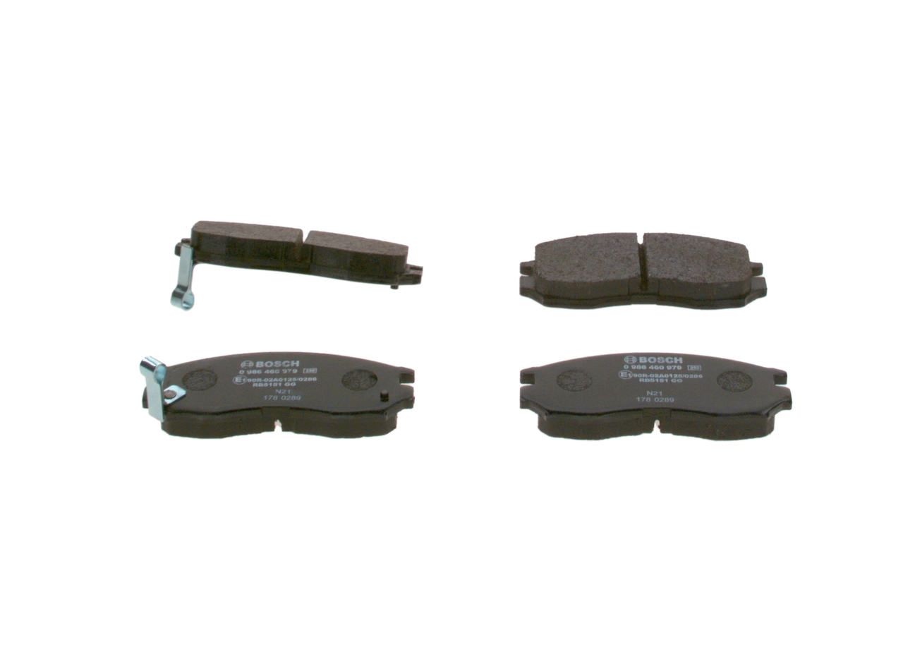 Купити 0986460979 Bosch Колодки гальмівні передні, дискові