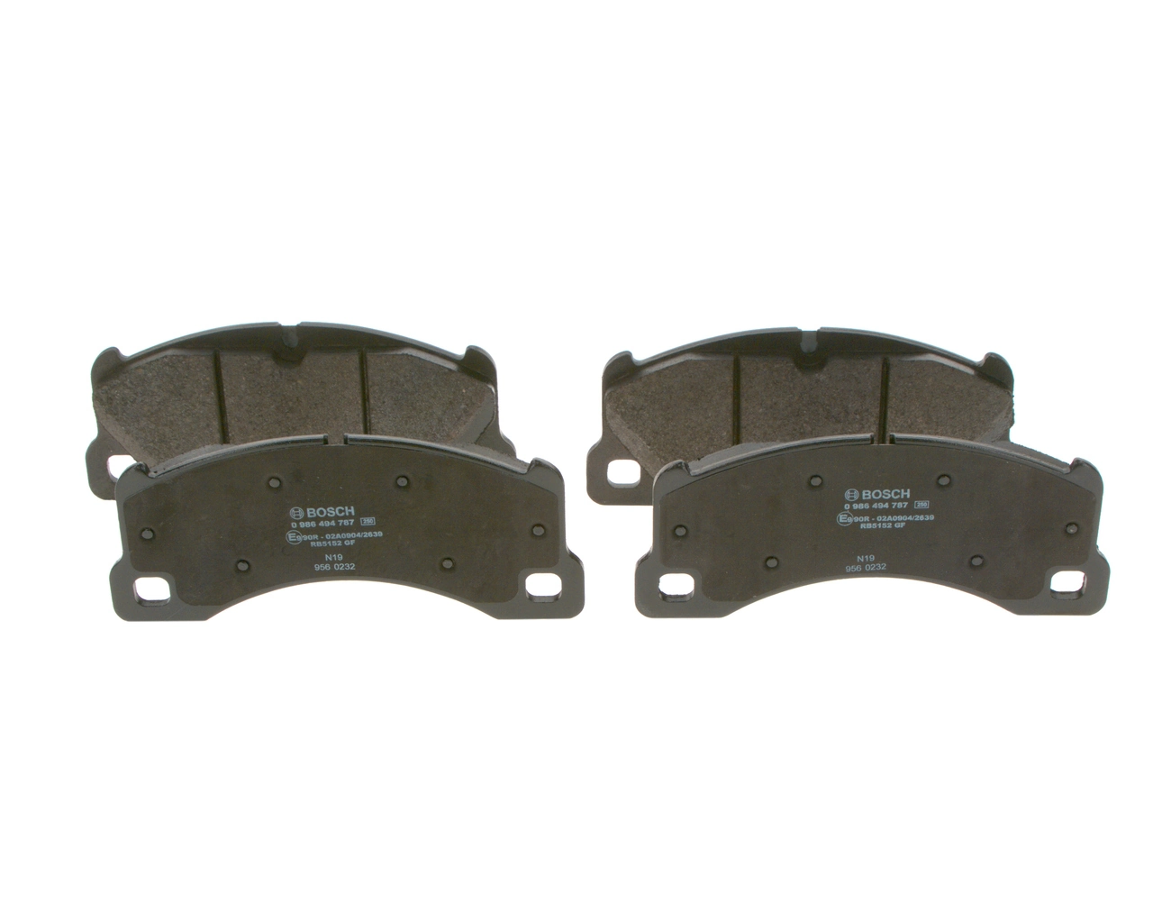 Купити 0986494787 Bosch Колодки гальмівні передні, дискові