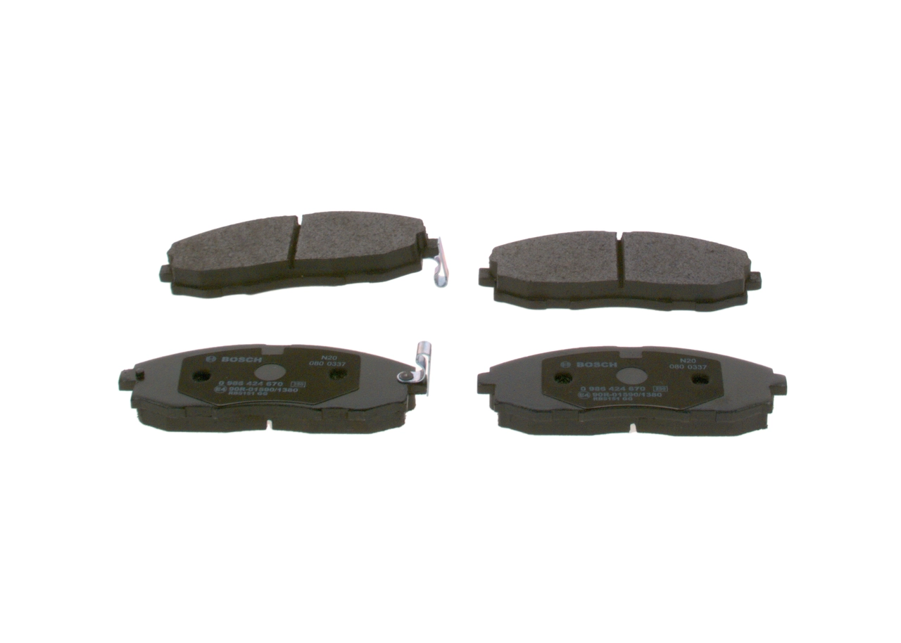 Гальмівні колодки Bosch 0986424670 ціна, від 22.07 USD