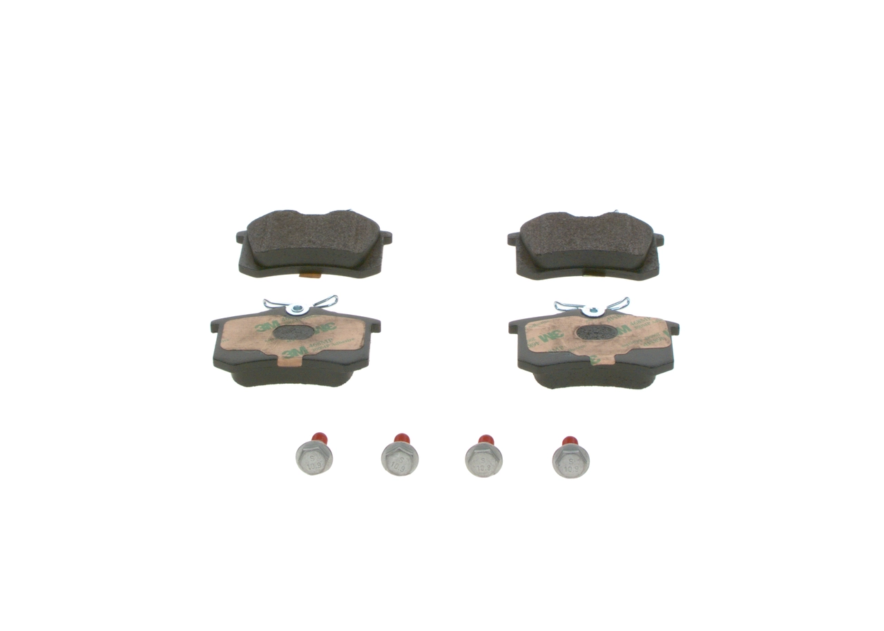0986461769 Bosch Колодки гальмівні задні, дискові