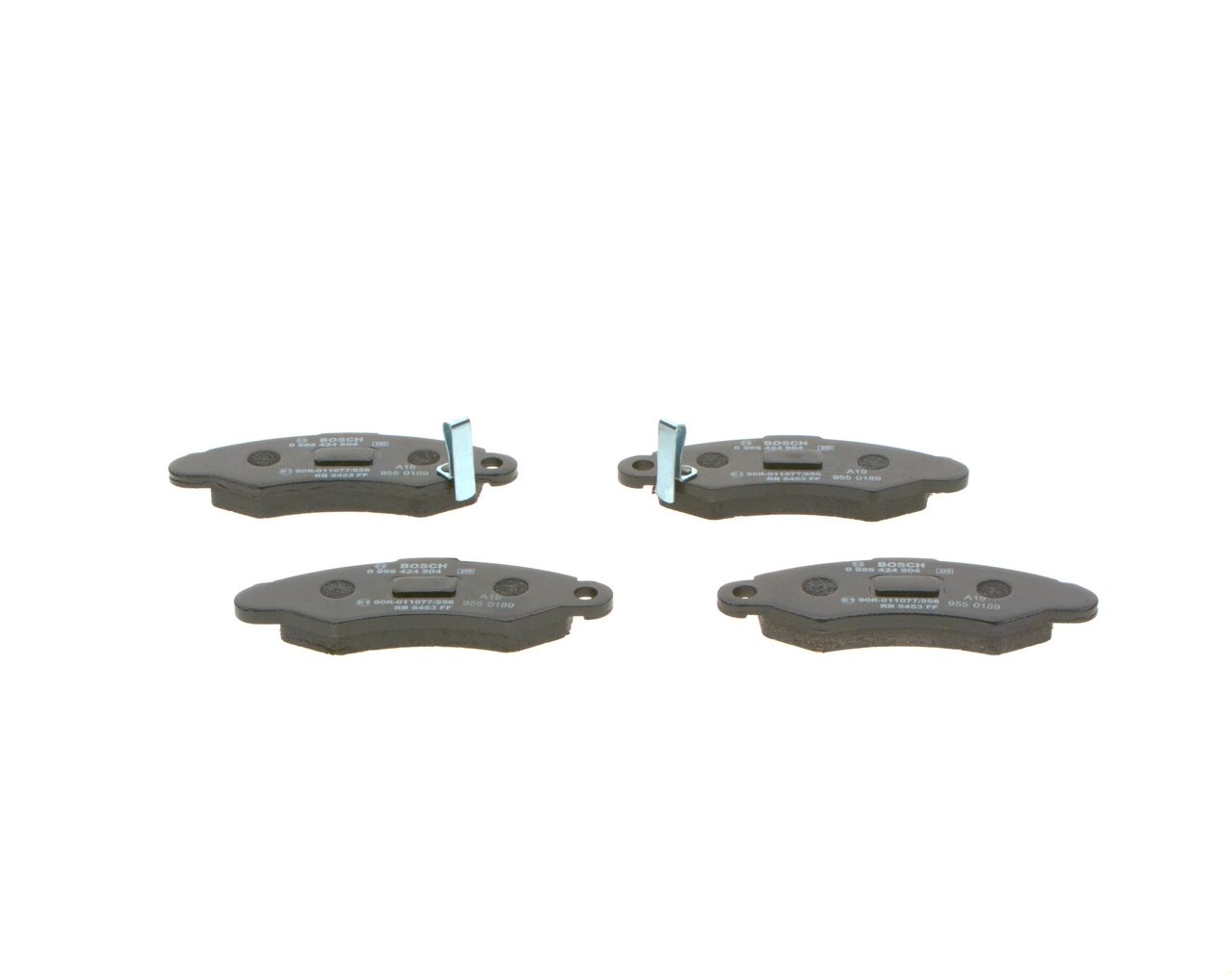 0986424804 Bosch Передні гальмівні колодки
