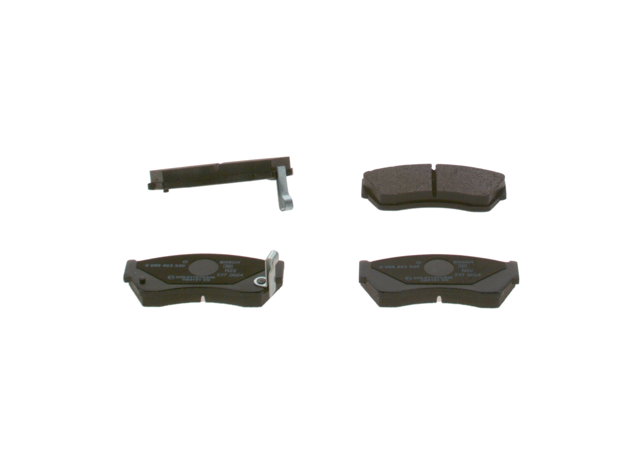 0986493340 Bosch Передні гальмівні колодки