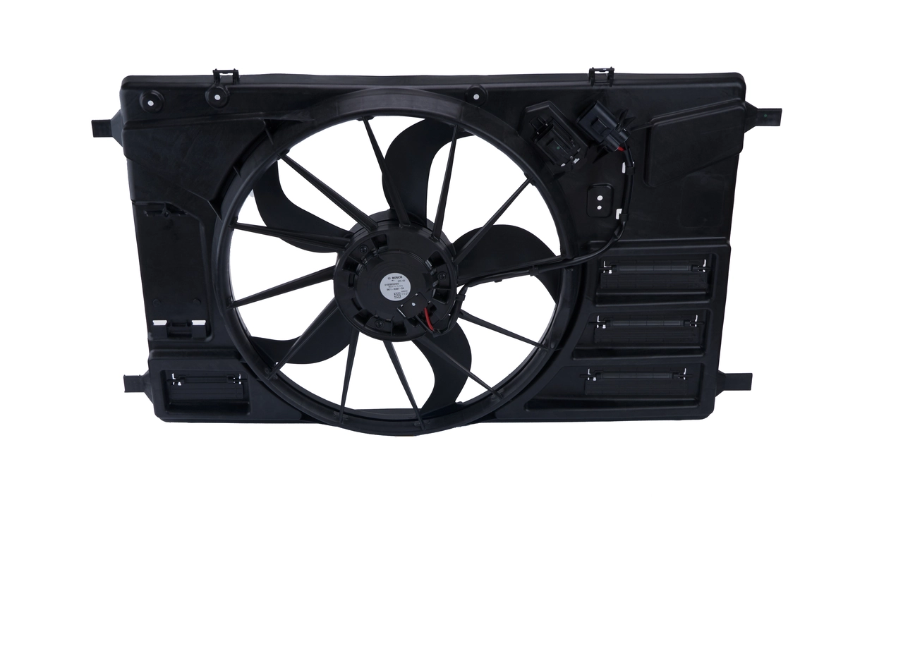 Купити 0130308552 Bosch Дифузор радіатора охолодження, в зборі з двигуном і крильчаткою