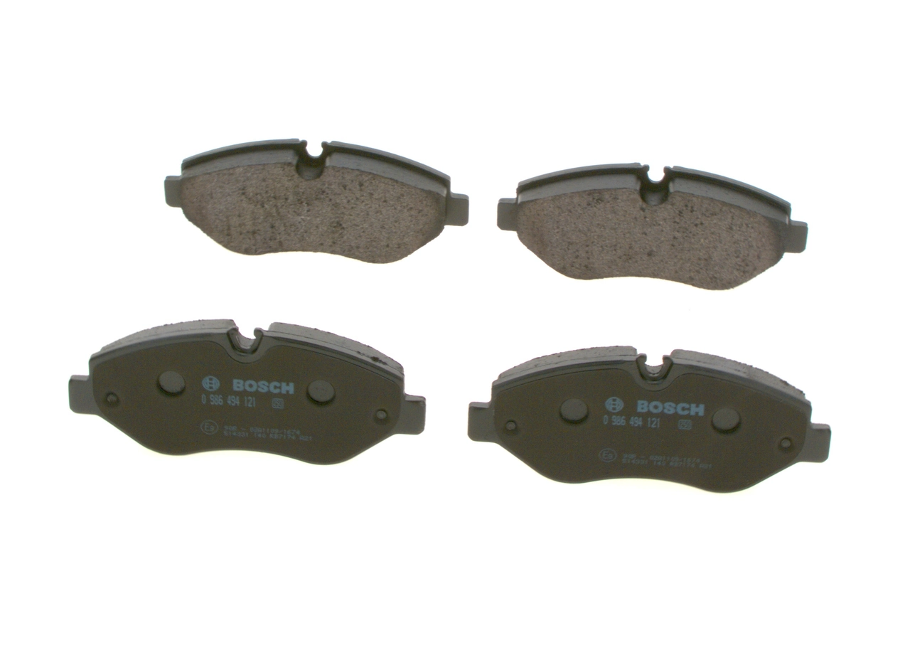 0986494121 Bosch Передні гальмівні колодки