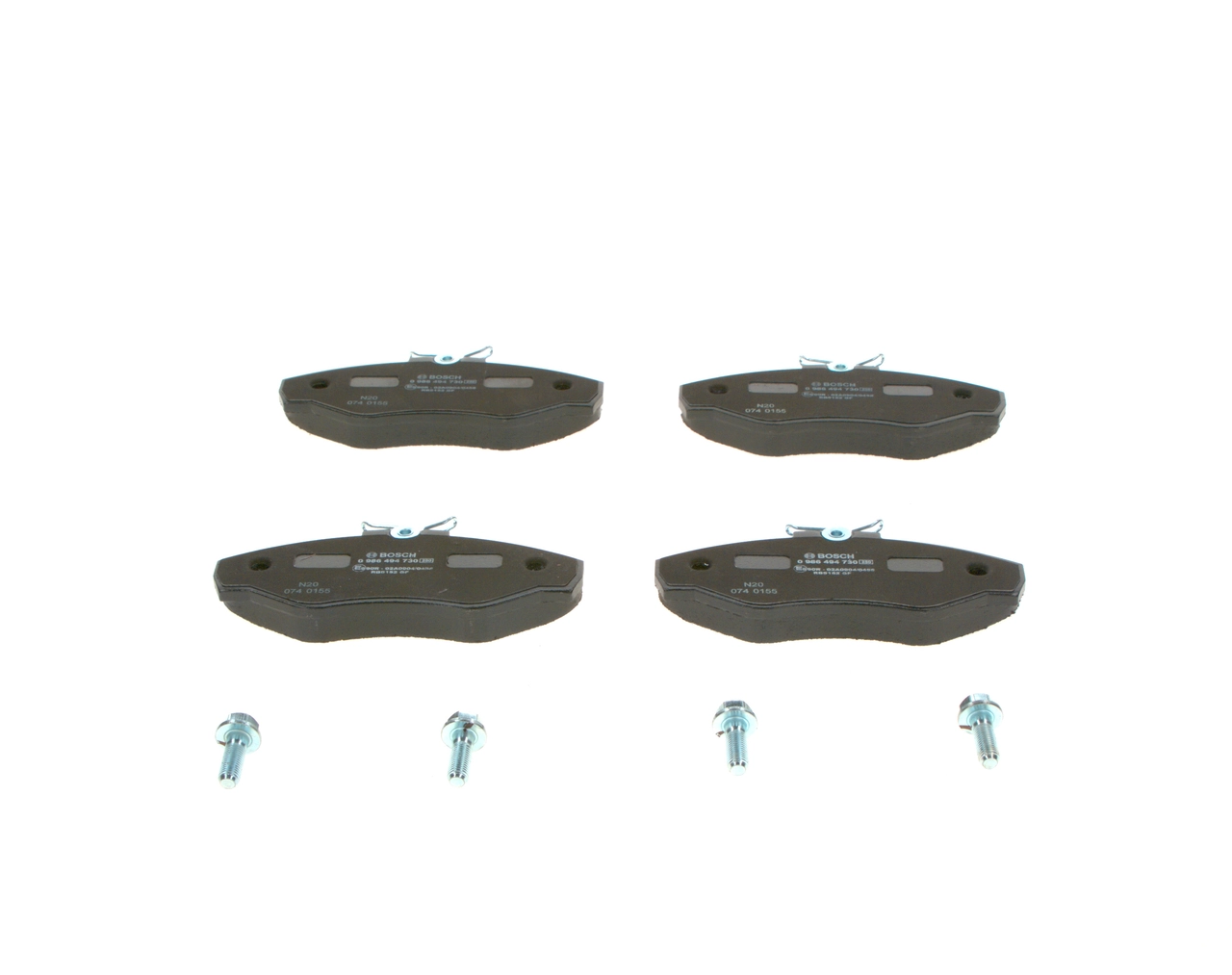 Гальмівні колодки Bosch 0986494730 ціна, від 30.27 USD