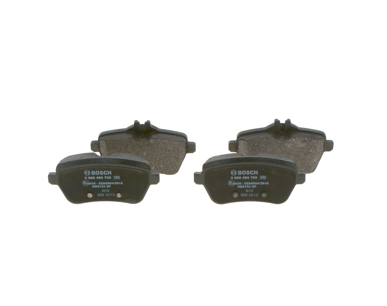 Задні гальмівні колодки Bosch 0986494790 ціна, від 39.79 USD