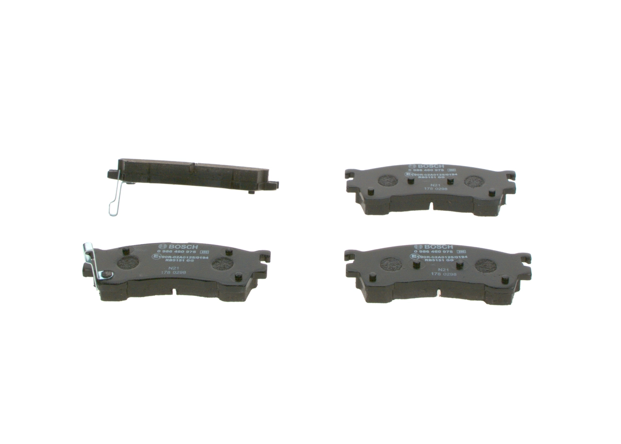 Гальмівні колодки Bosch 0986460975 ціна, від 23.72 USD