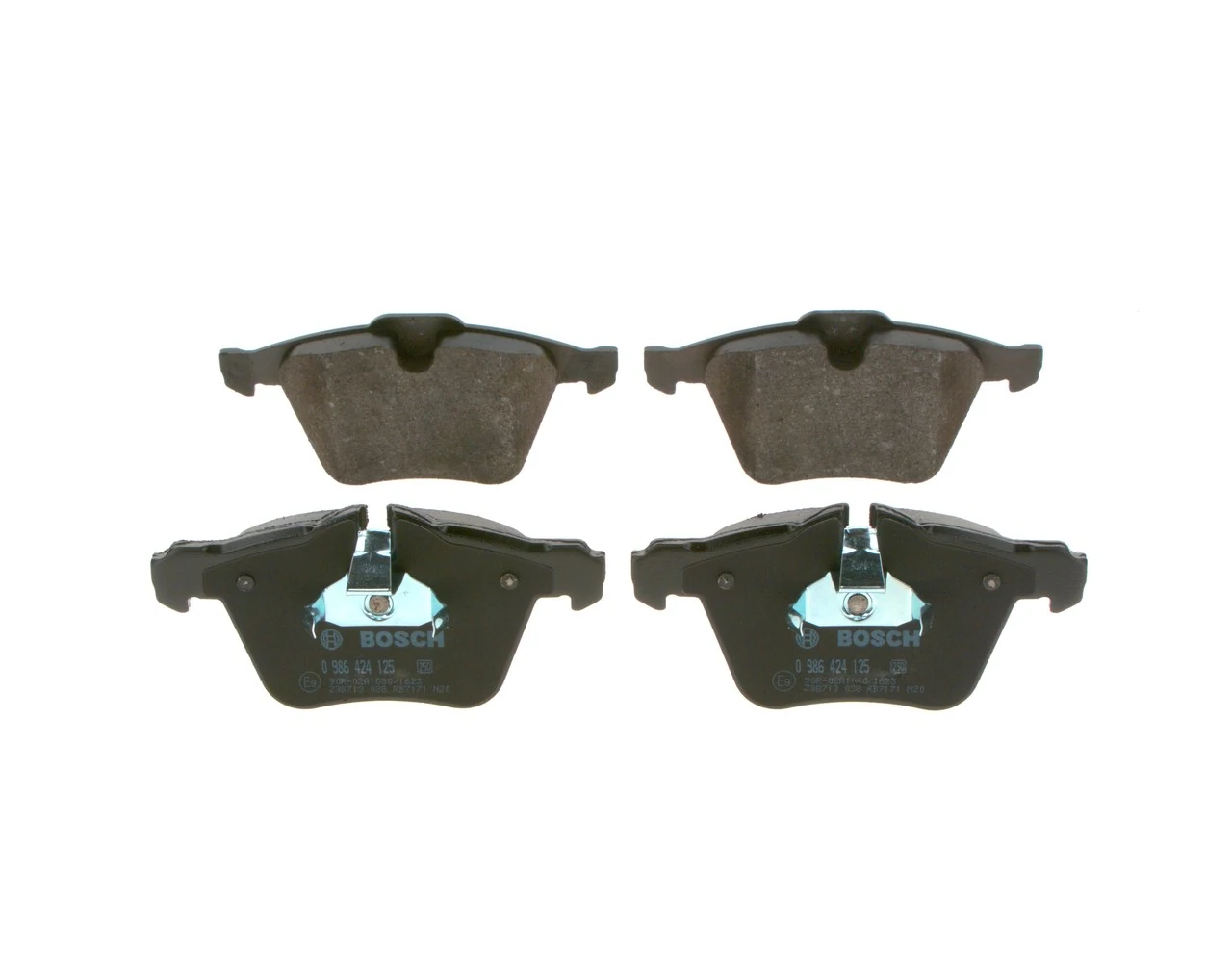 Купити 0986424125 Bosch Колодки гальмівні передні, дискові