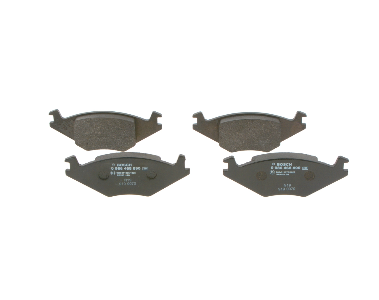 Гальмівні колодки Bosch 0986468890 ціна, від 13.43 USD