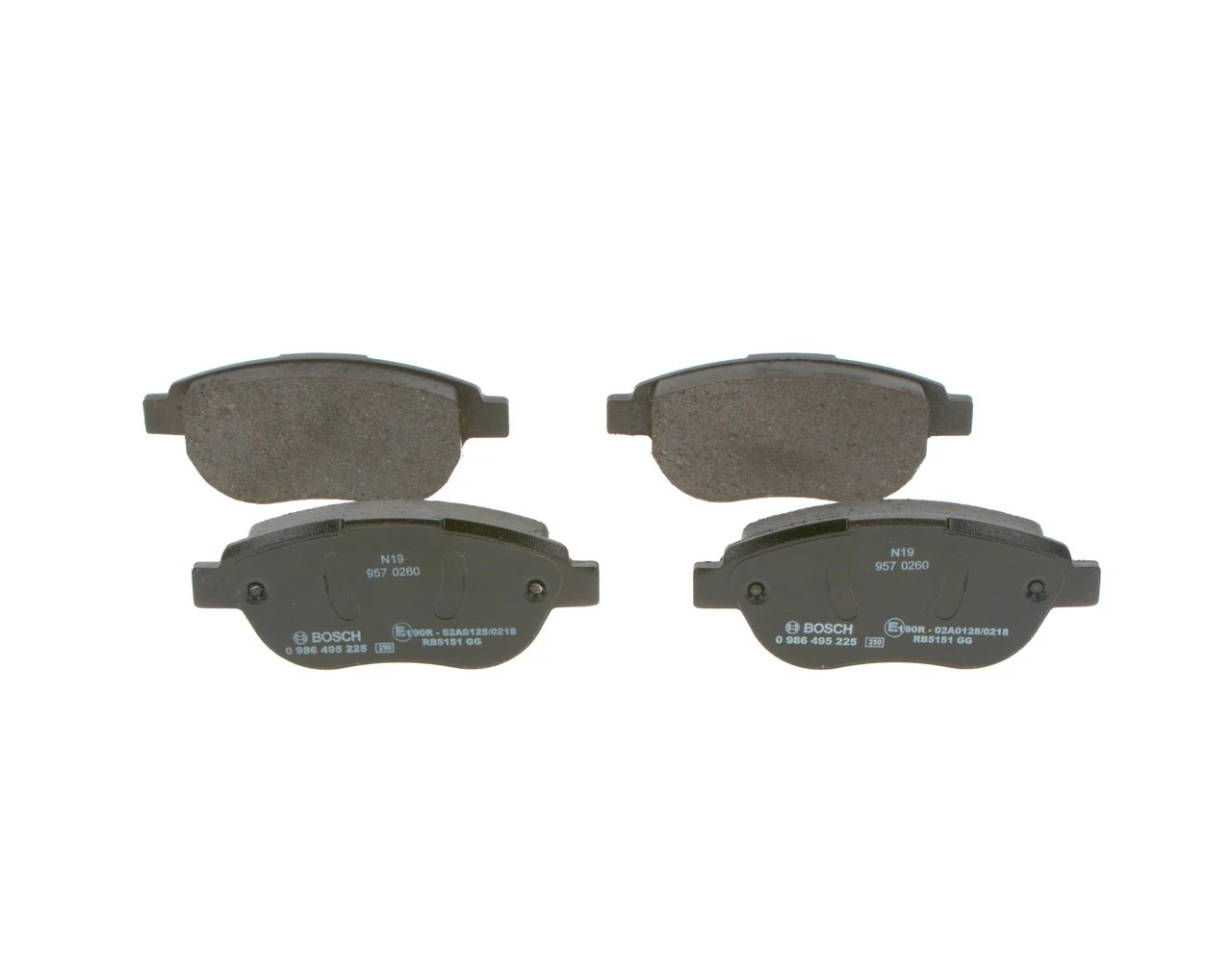 Тормозні колодки Bosch 0986495225
