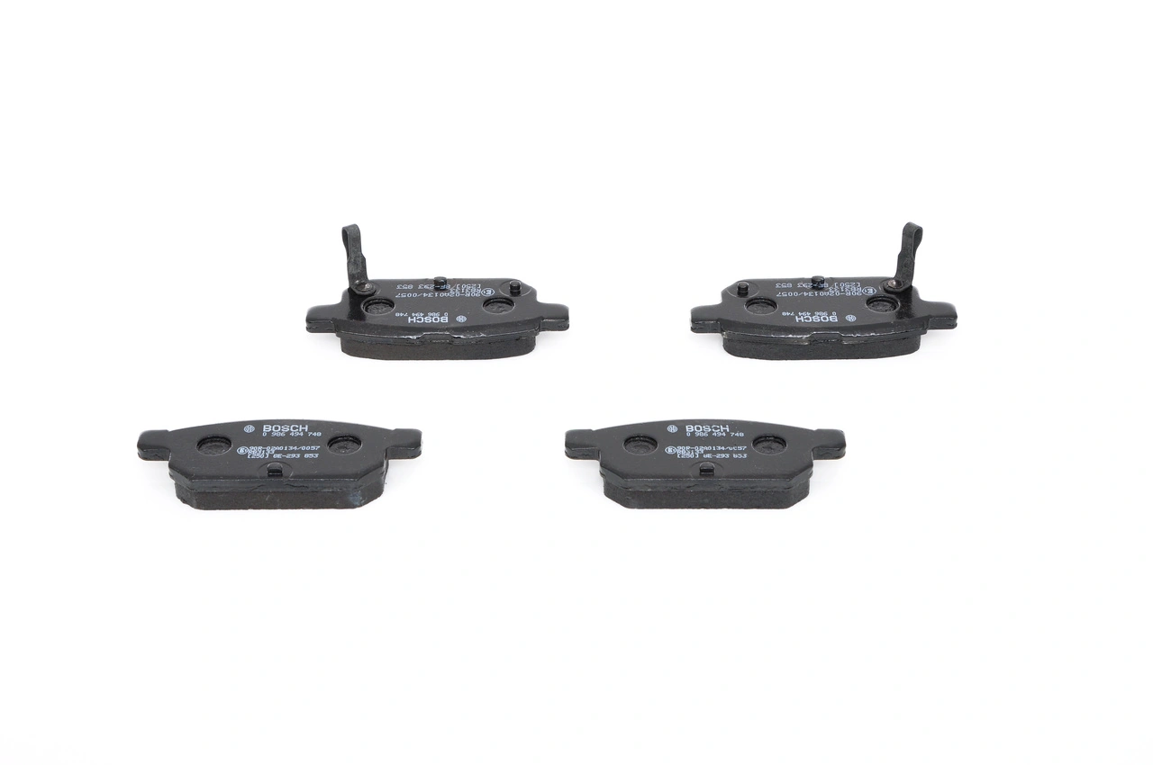 0986494748 Bosch Колодки гальмівні задні, дискові