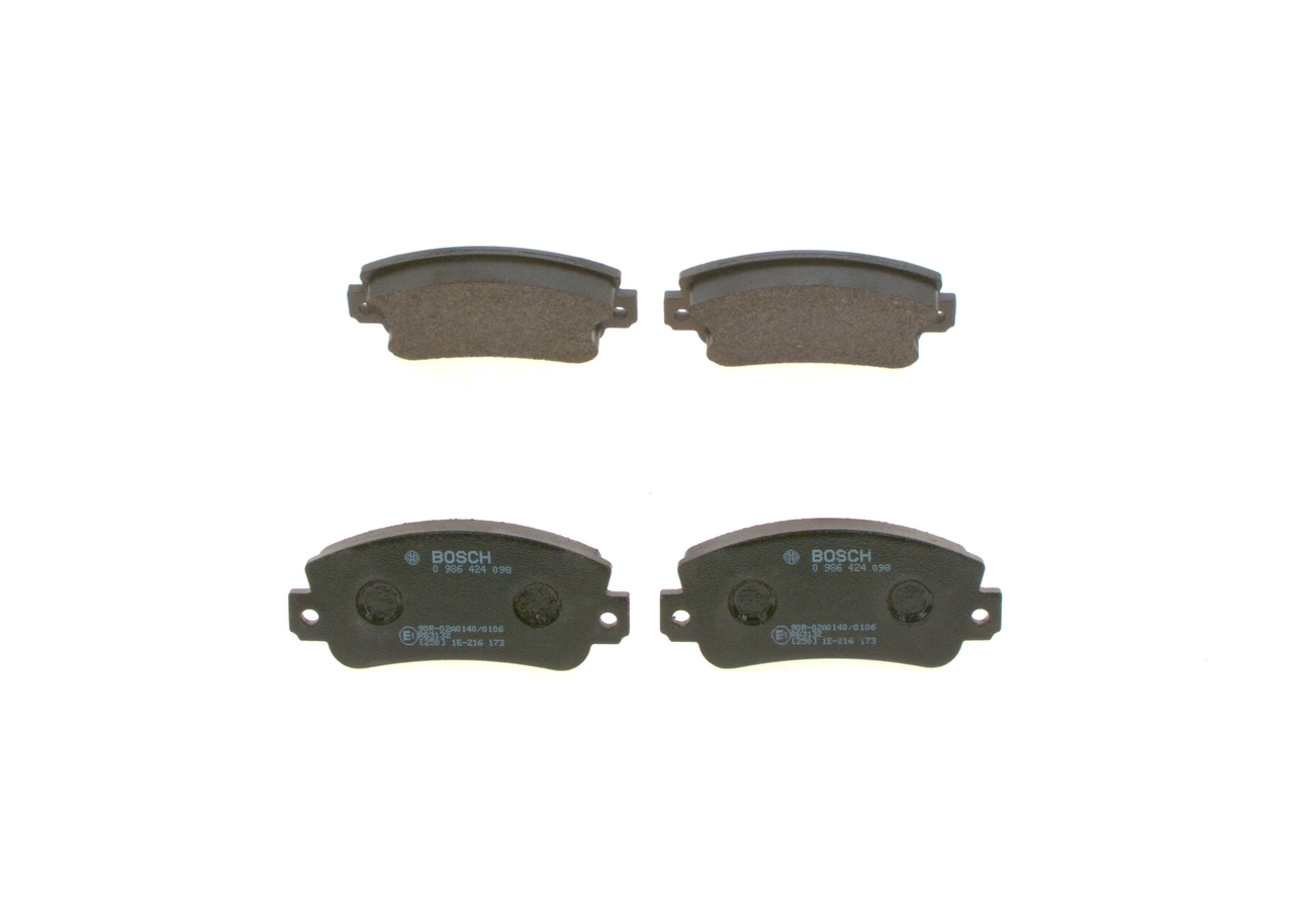 0986424098 Bosch Передні гальмівні колодки