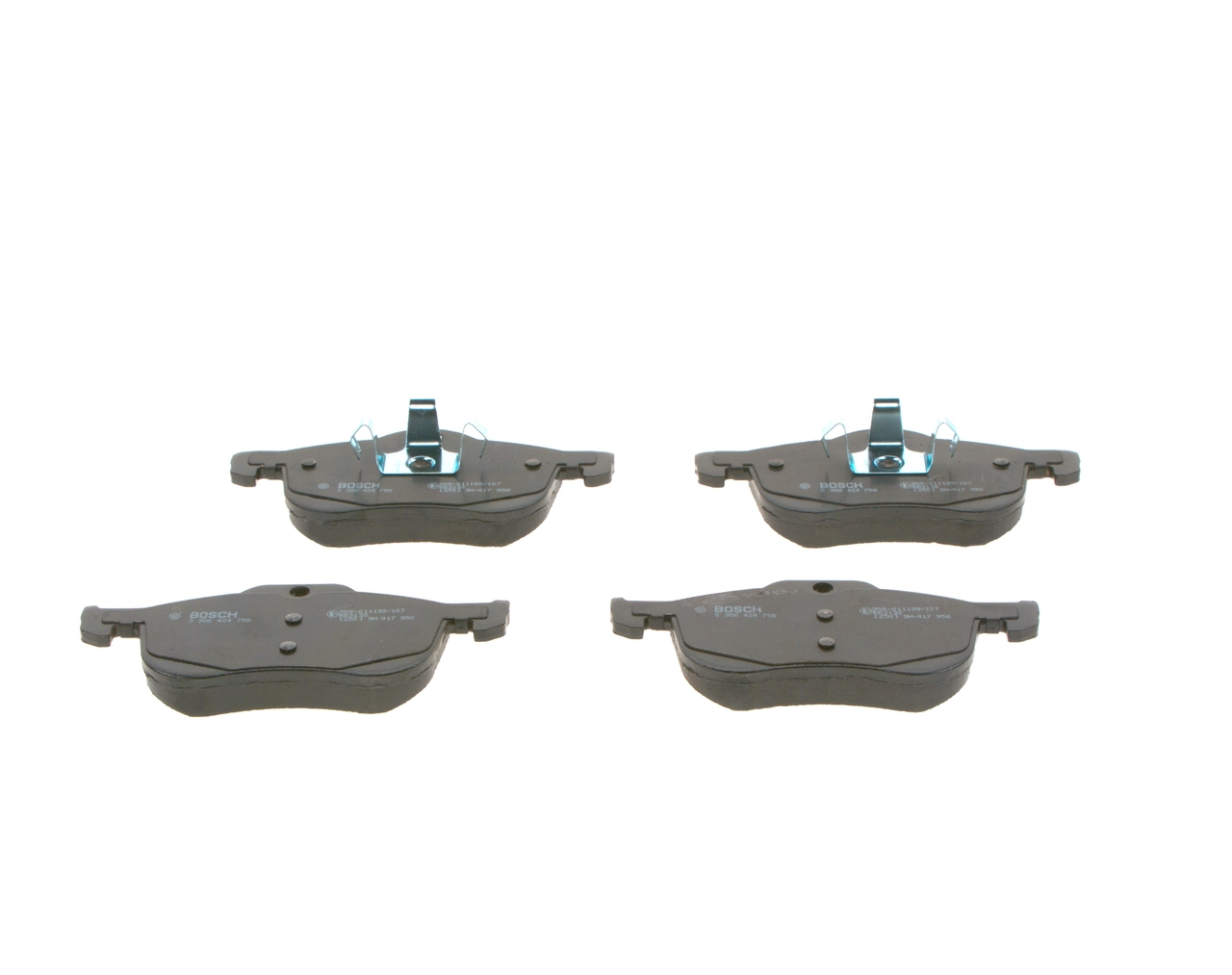 Гальмівні колодки Bosch 0986424758 ціна, від 27.91 USD