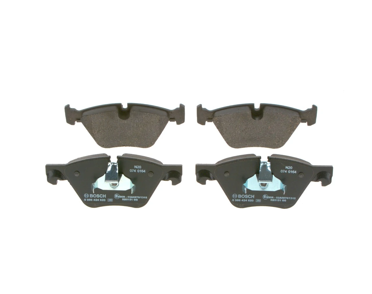 Передні тормозні колодки 0986424620 Bosch