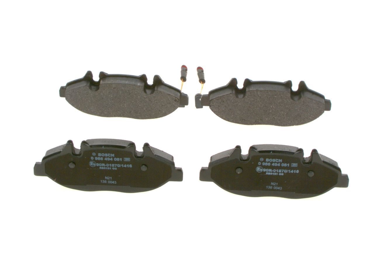 Гальмівні колодки Bosch 0986494081 ціна, від 38.84 USD