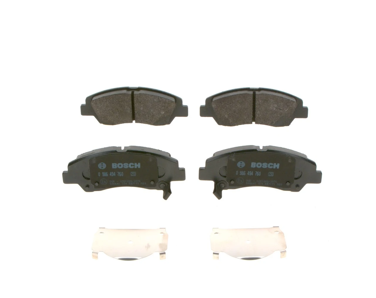 0986494760 Bosch Передні гальмівні колодки